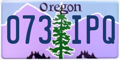 OR license plate 073IPQ