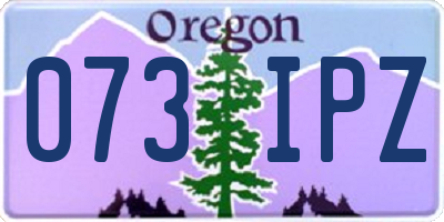 OR license plate 073IPZ