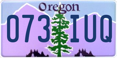 OR license plate 073IUQ