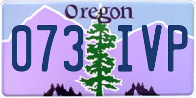 OR license plate 073IVP