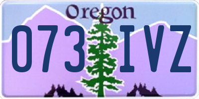 OR license plate 073IVZ