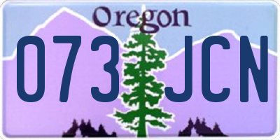 OR license plate 073JCN