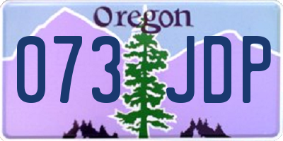 OR license plate 073JDP
