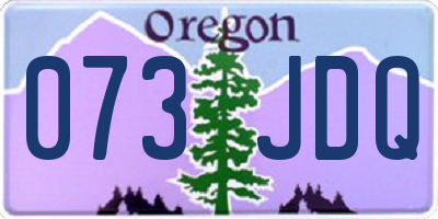 OR license plate 073JDQ