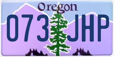 OR license plate 073JHP