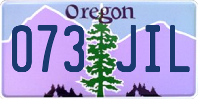 OR license plate 073JIL