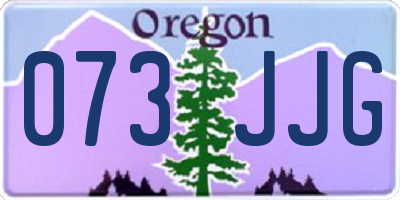 OR license plate 073JJG