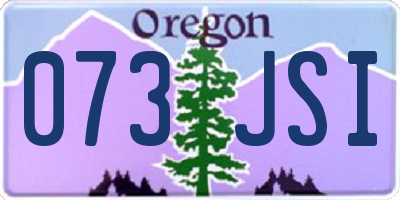 OR license plate 073JSI