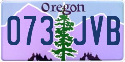 OR license plate 073JVB