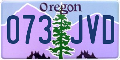 OR license plate 073JVD