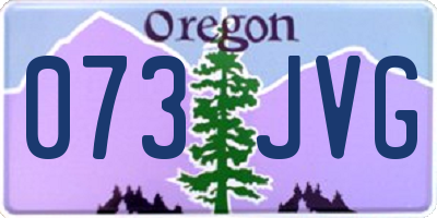 OR license plate 073JVG