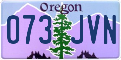 OR license plate 073JVN