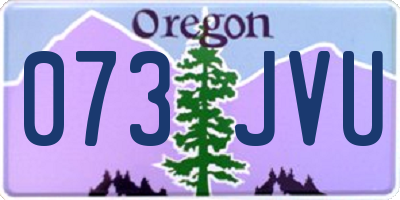 OR license plate 073JVU