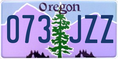 OR license plate 073JZZ