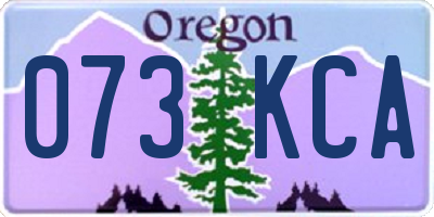 OR license plate 073KCA