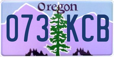 OR license plate 073KCB