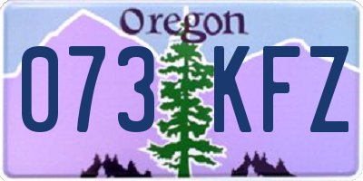 OR license plate 073KFZ