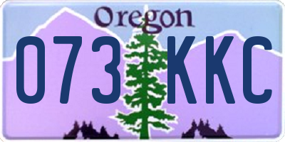 OR license plate 073KKC