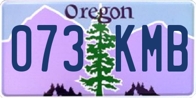 OR license plate 073KMB