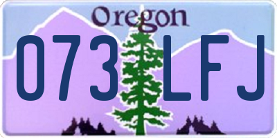 OR license plate 073LFJ