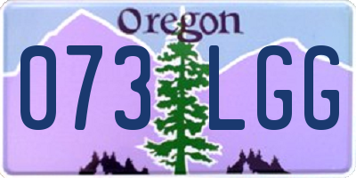 OR license plate 073LGG