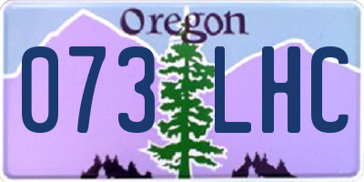 OR license plate 073LHC
