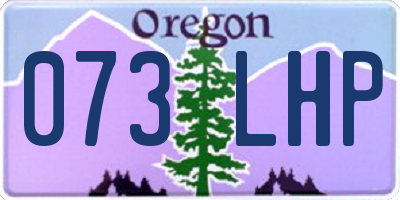 OR license plate 073LHP