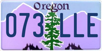 OR license plate 073LLE