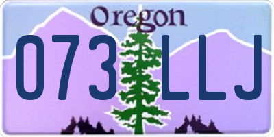 OR license plate 073LLJ