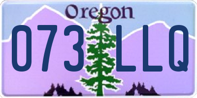 OR license plate 073LLQ