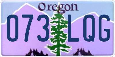 OR license plate 073LQG