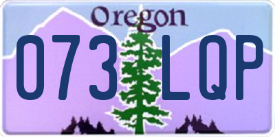 OR license plate 073LQP