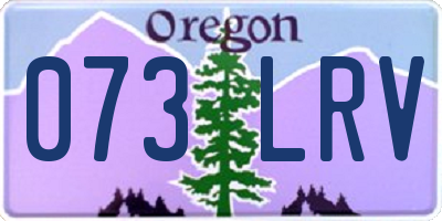 OR license plate 073LRV