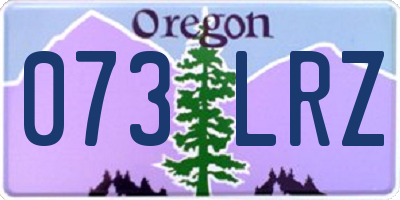 OR license plate 073LRZ