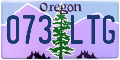 OR license plate 073LTG