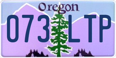 OR license plate 073LTP