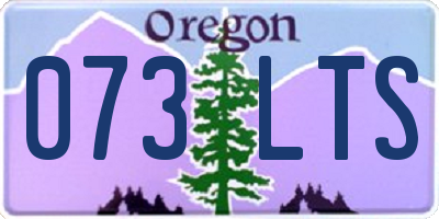 OR license plate 073LTS