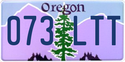 OR license plate 073LTT