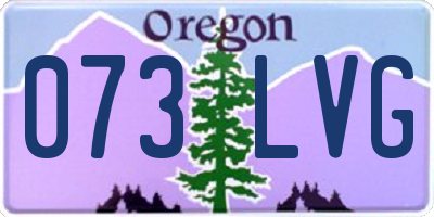 OR license plate 073LVG