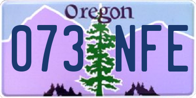 OR license plate 073NFE