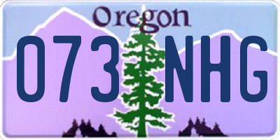 OR license plate 073NHG
