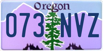 OR license plate 073NVZ