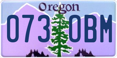 OR license plate 073OBM