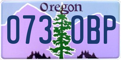 OR license plate 073OBP