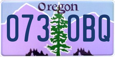 OR license plate 073OBQ