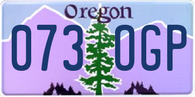 OR license plate 073OGP