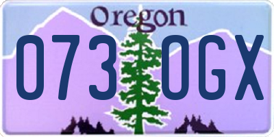 OR license plate 073OGX