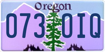 OR license plate 073OIQ