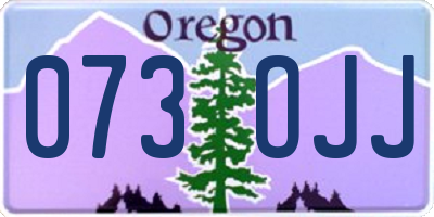 OR license plate 073OJJ