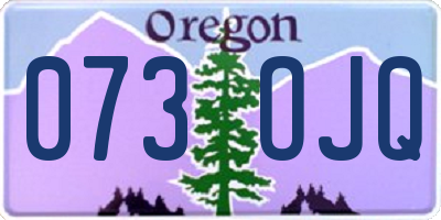 OR license plate 073OJQ